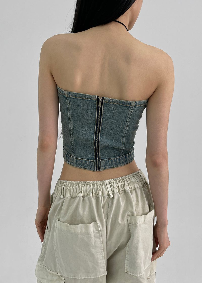 [MADE] DEARBORN SPAN DENIM TOP