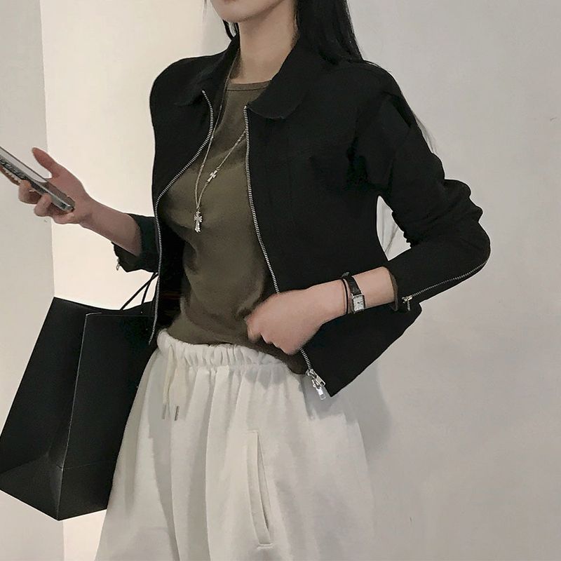 [Bellide made] COLOR INCISION COTTON TWO-WAY JACKET