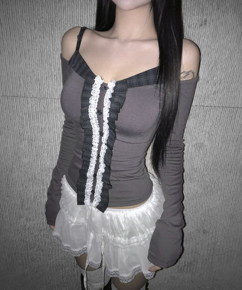 rael frill tee (3colors)