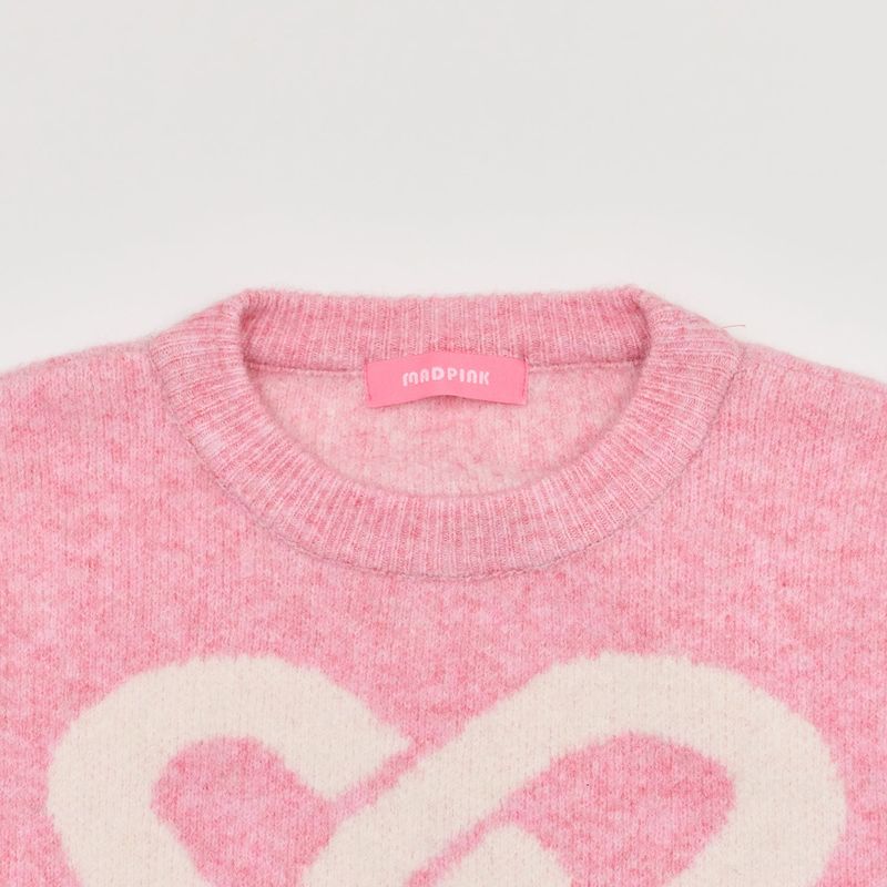MP SYMBOL KNIT PINK
