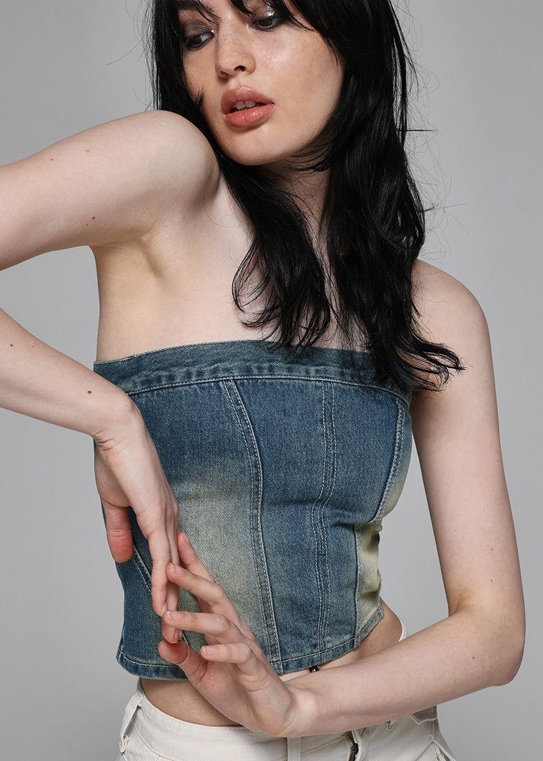 [MADE] Soviet Washing Denim Top