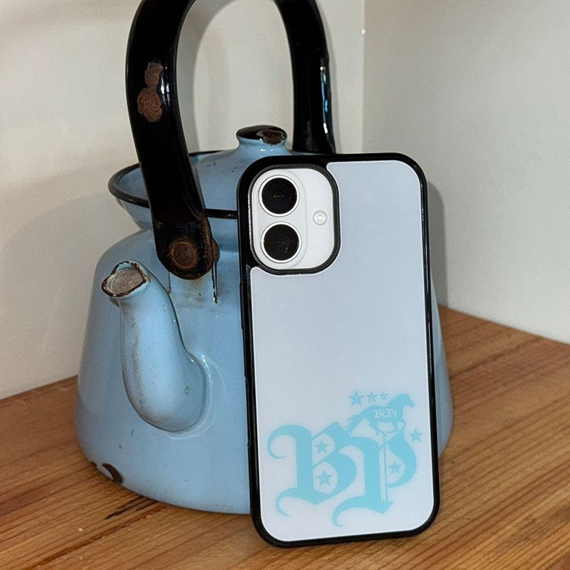 bipi（ビピ）の「western glass case (light grey)（Smartphone Accessories）」