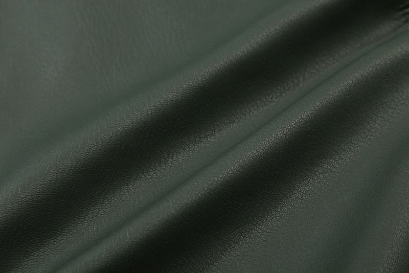 VEGAN LEATHER BIKER JACKET_GREEN