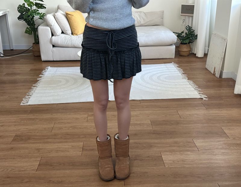 joy shirring skirt