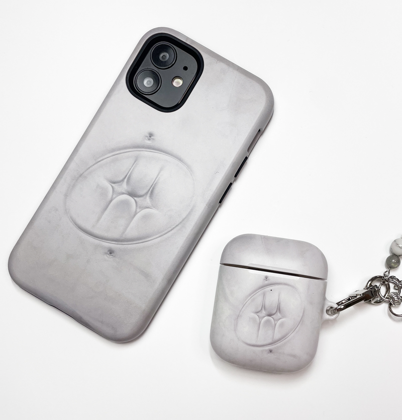 [MADE] grayish logo tough phone case
