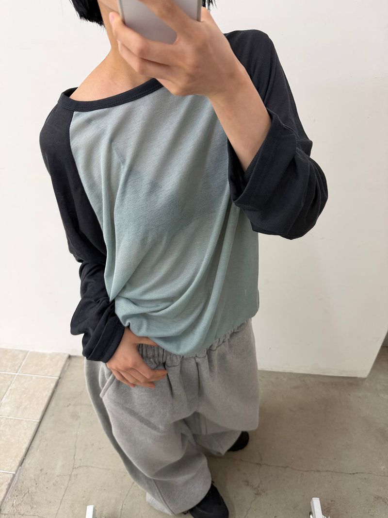 Mild raglan long sleeves(3color)