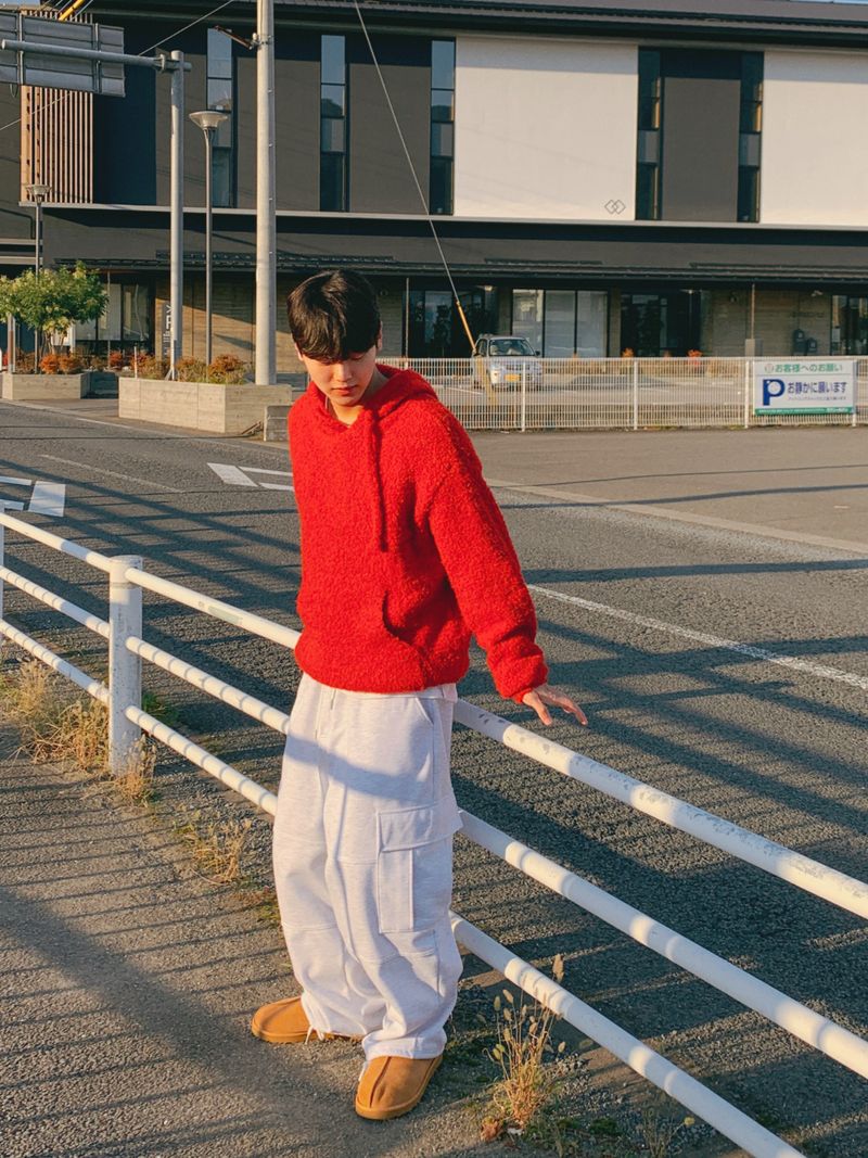 Yuki cozy knit hood