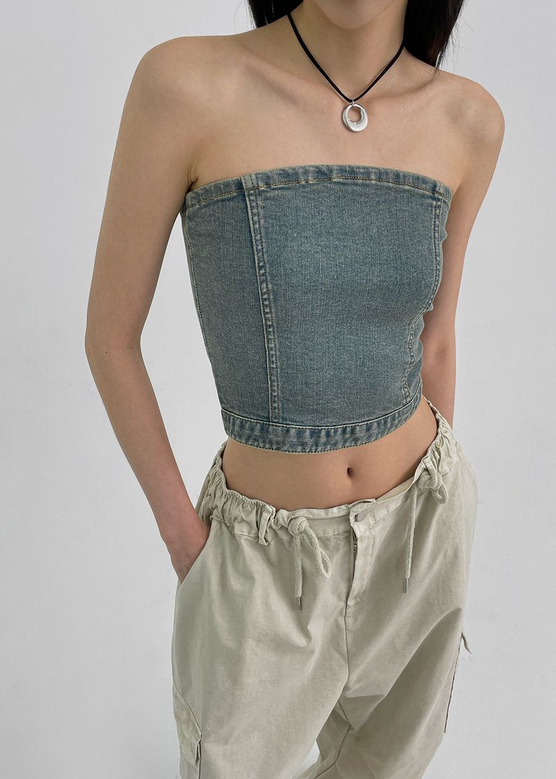 [MADE] DEARBORN SPAN DENIM TOP