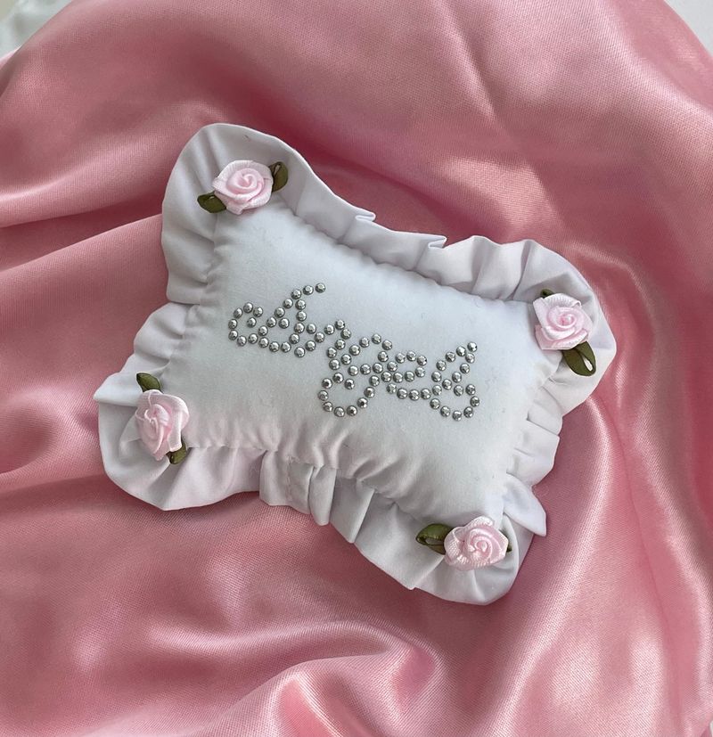 【MADE】 Rose frill pillow (tok/keyring)