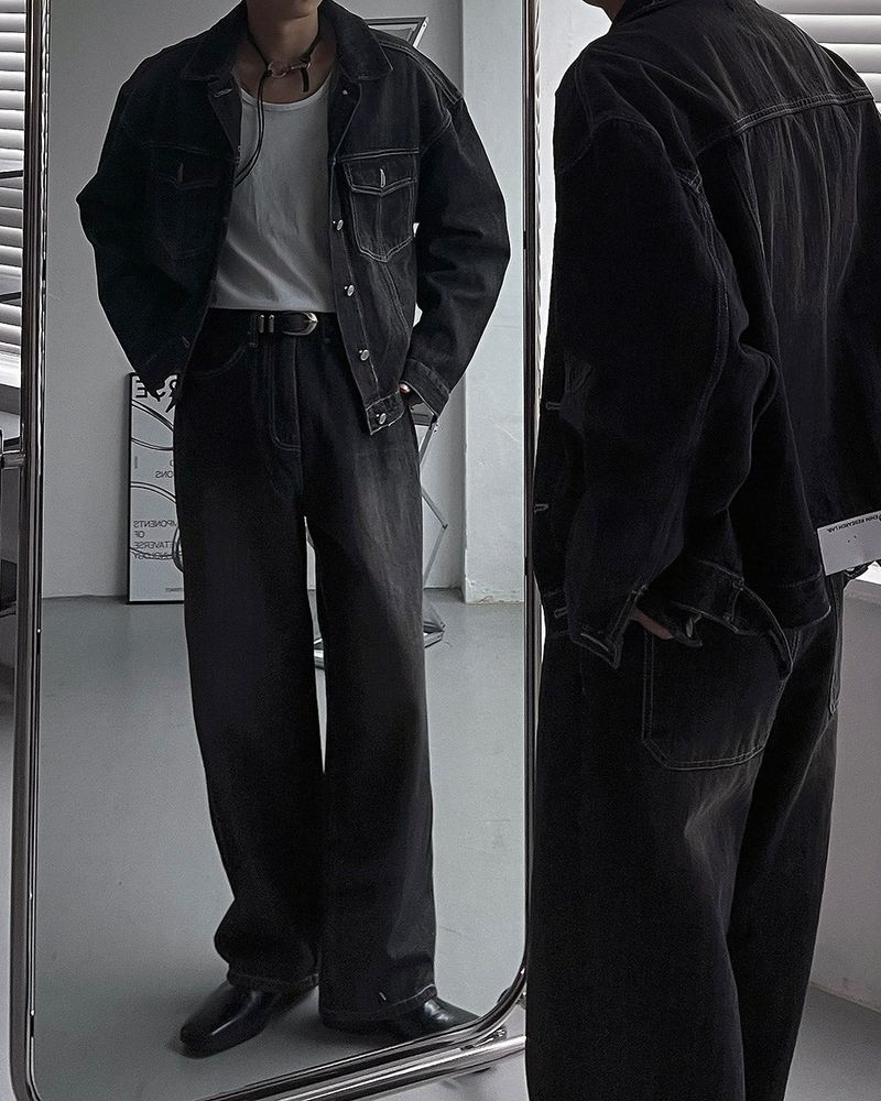 MG722 Rain Fabric Washed Pants (2 colors)