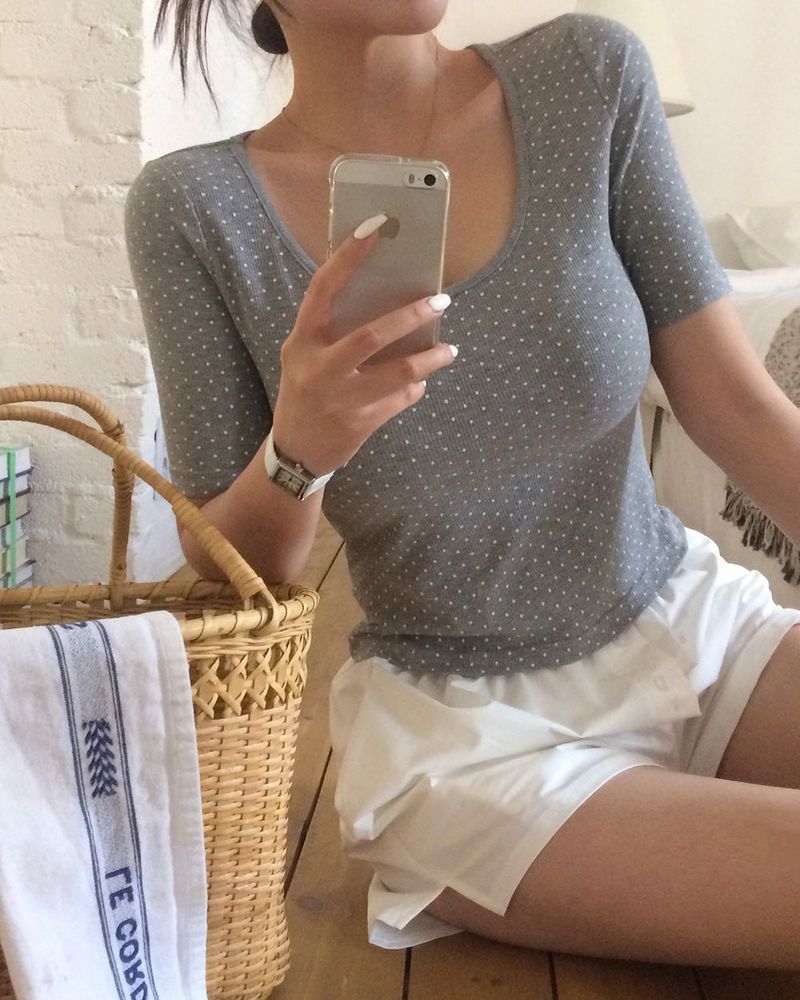 [MADE] Soft waist elastic shorts