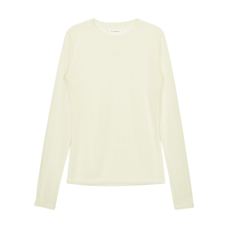 MESH SHEER SIMPLE TOP