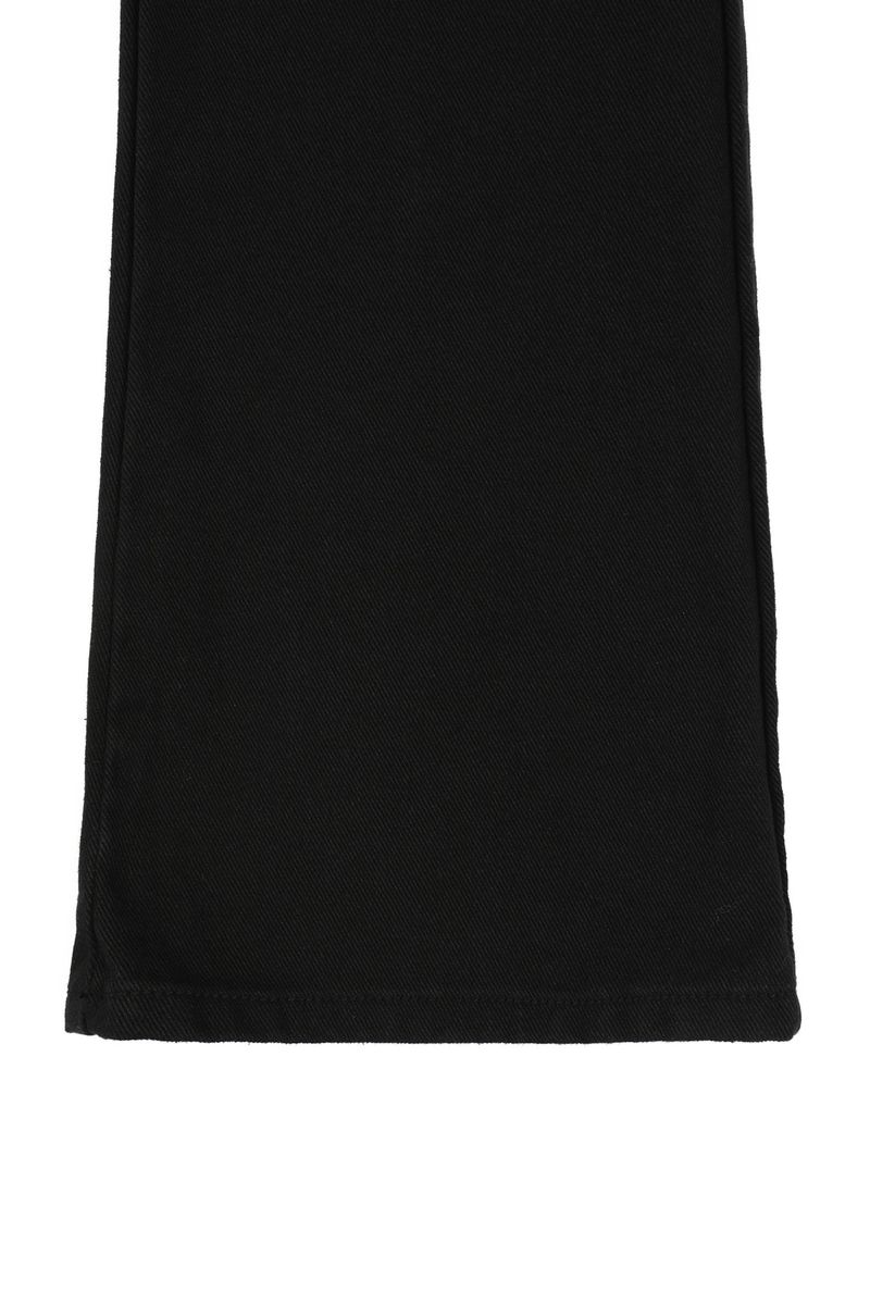 Pintuck Bootcut Pants [Black]