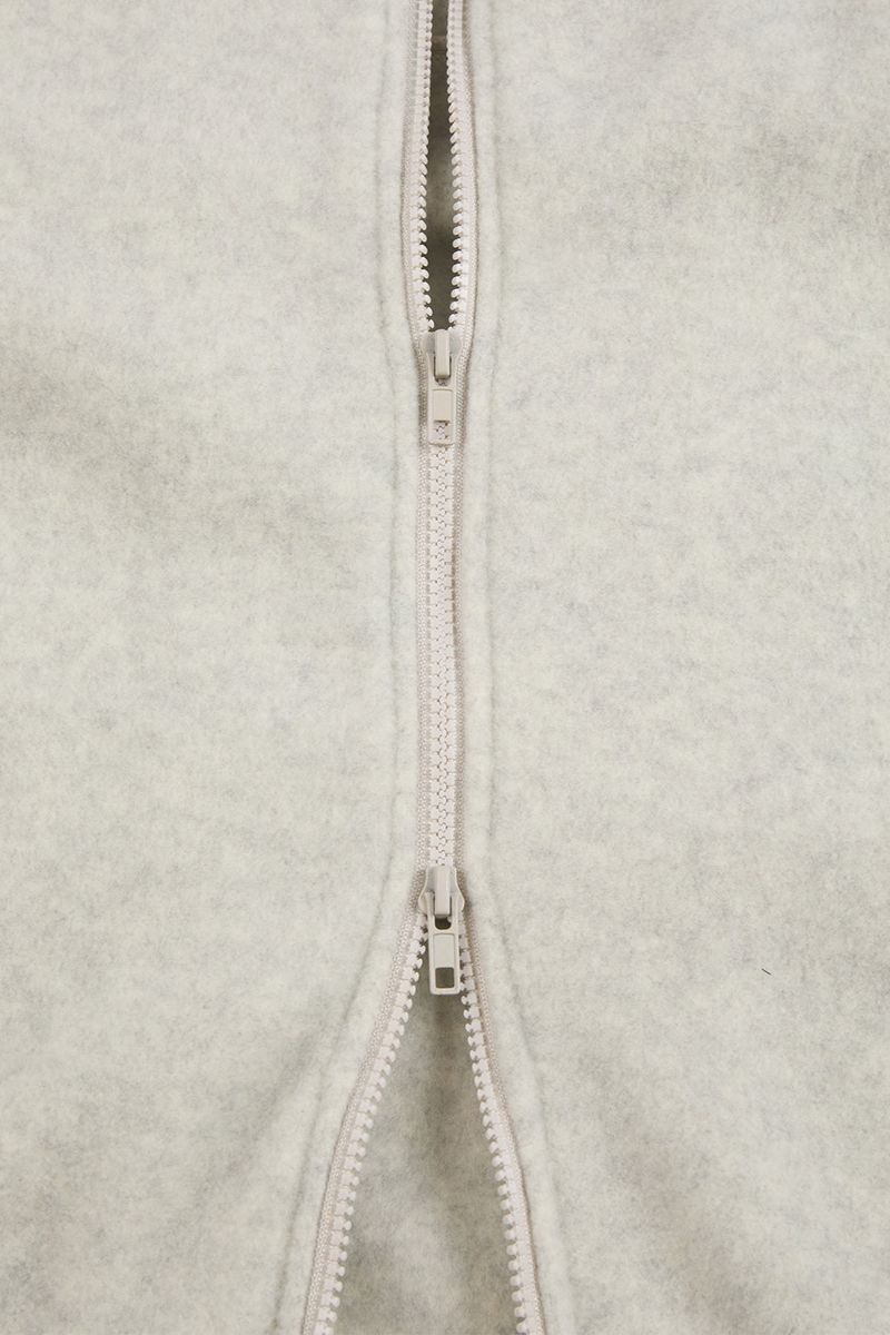 Naid fleece zip-up jumper