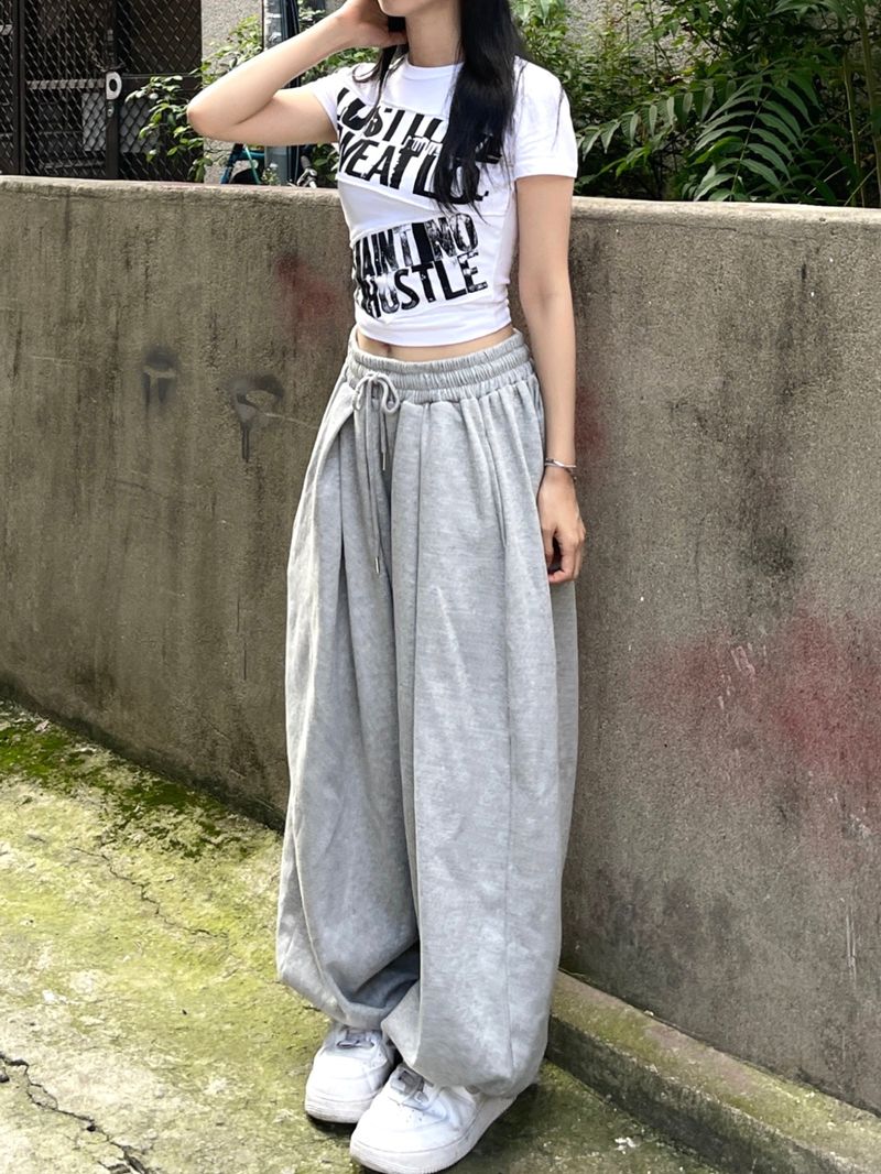 Kafka dart banding wide pants