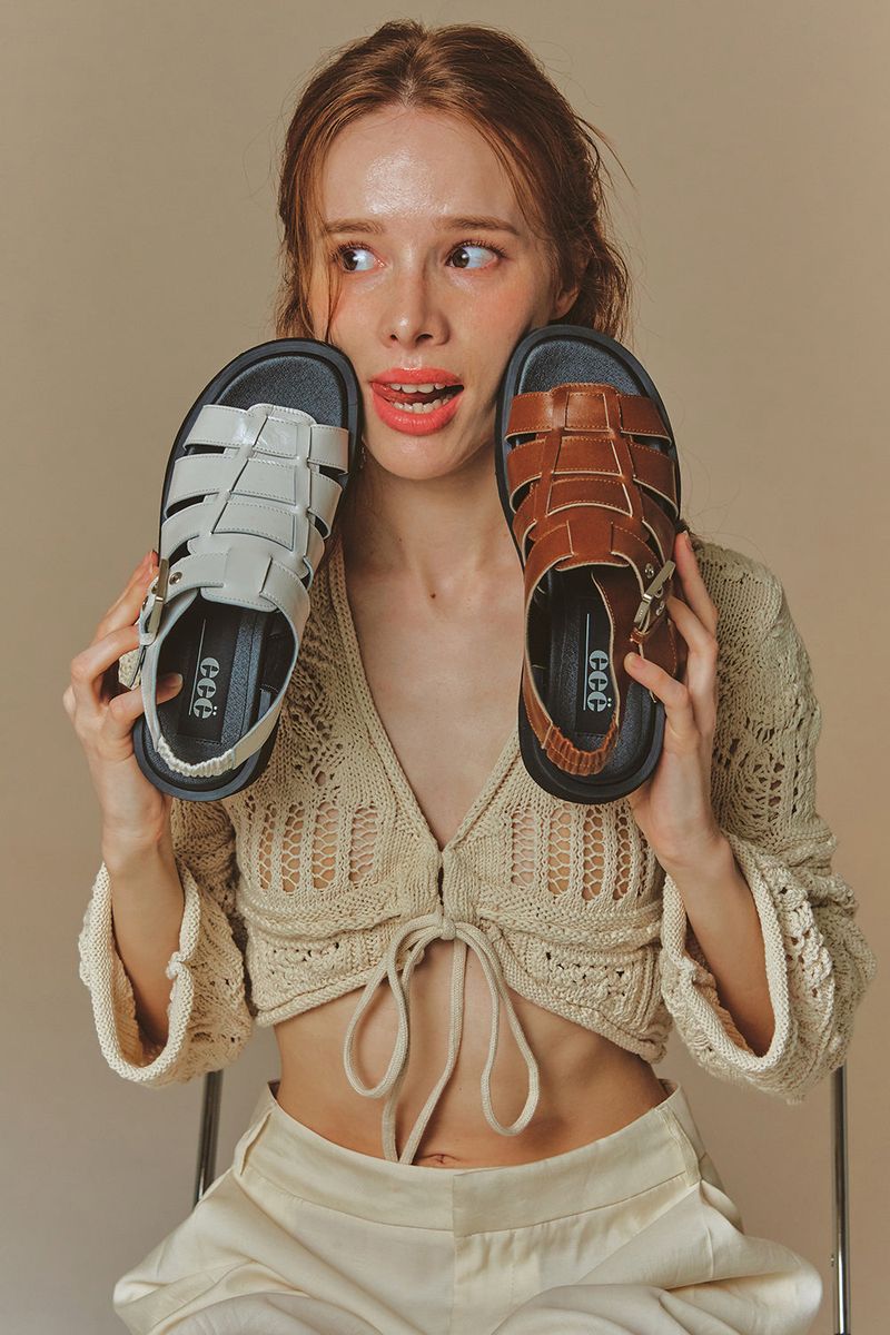 MILLY CHUNKY SANDALS_3COLORS