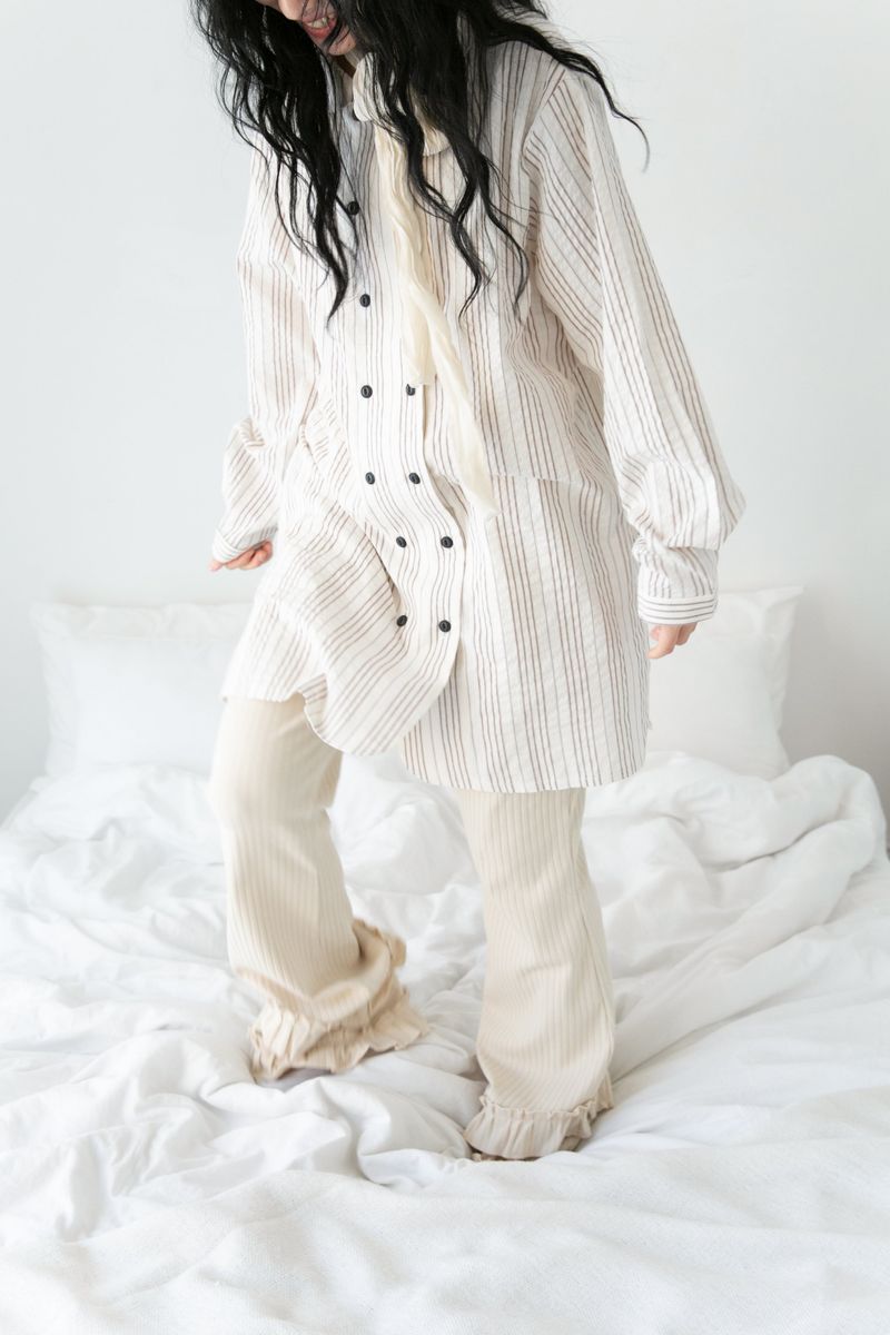 golgi frill boots pants(2colors)