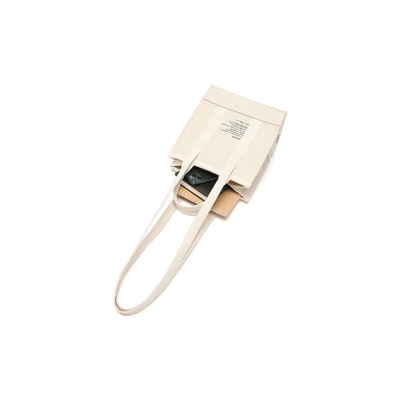 MINI SQUARE CANVAS TOTE BAG 2COLOR