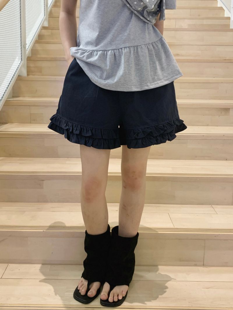 fomfom frill banding shorts (4c)