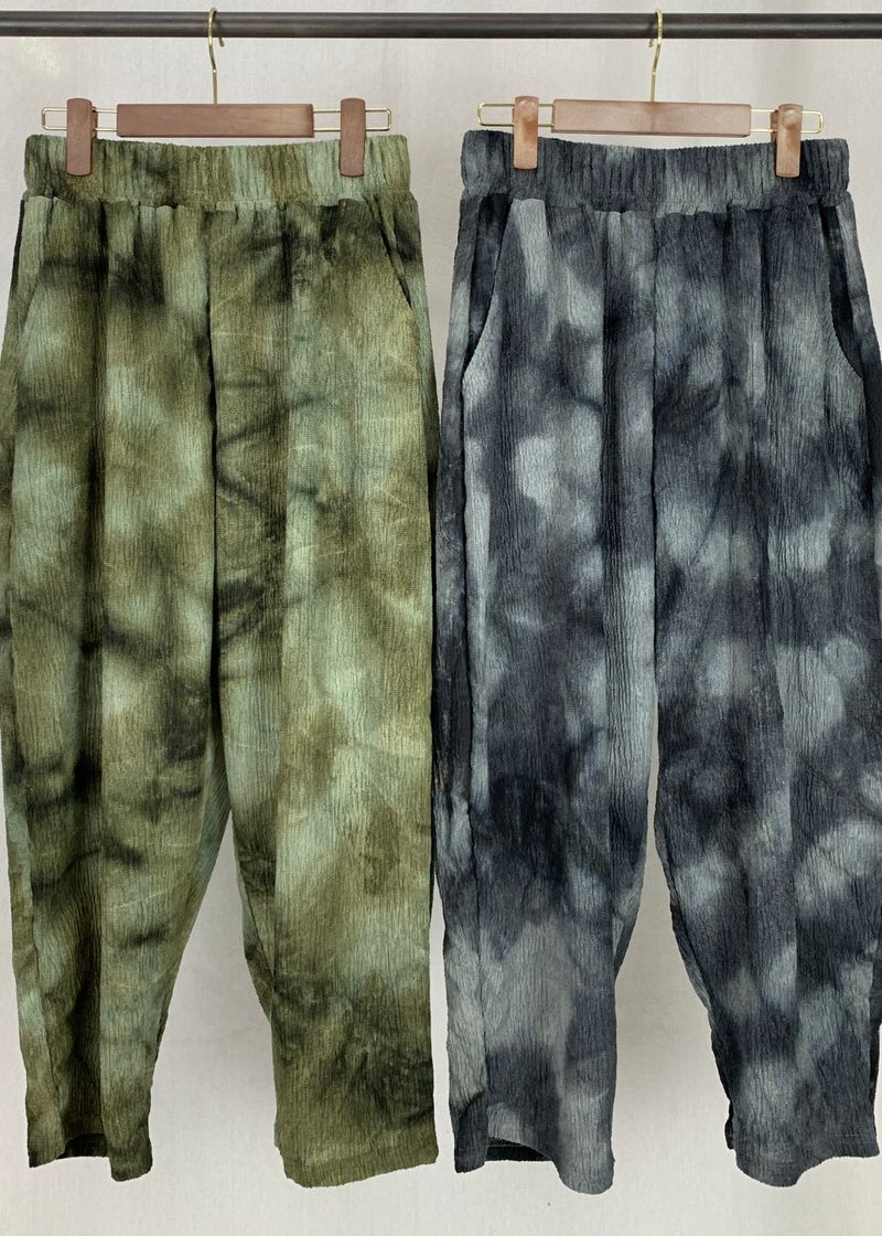 Dyed Balloon Pleated Pants 3COLOR