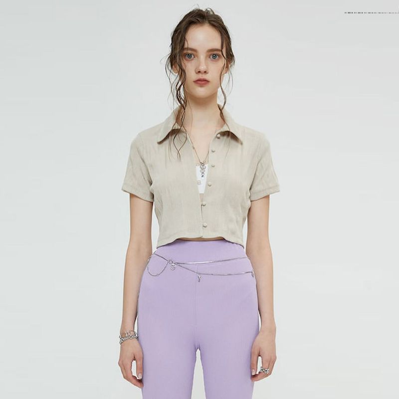 SPERONE(スペロネ)の「WAVY SHIRT (BEIGE)(Tops)」