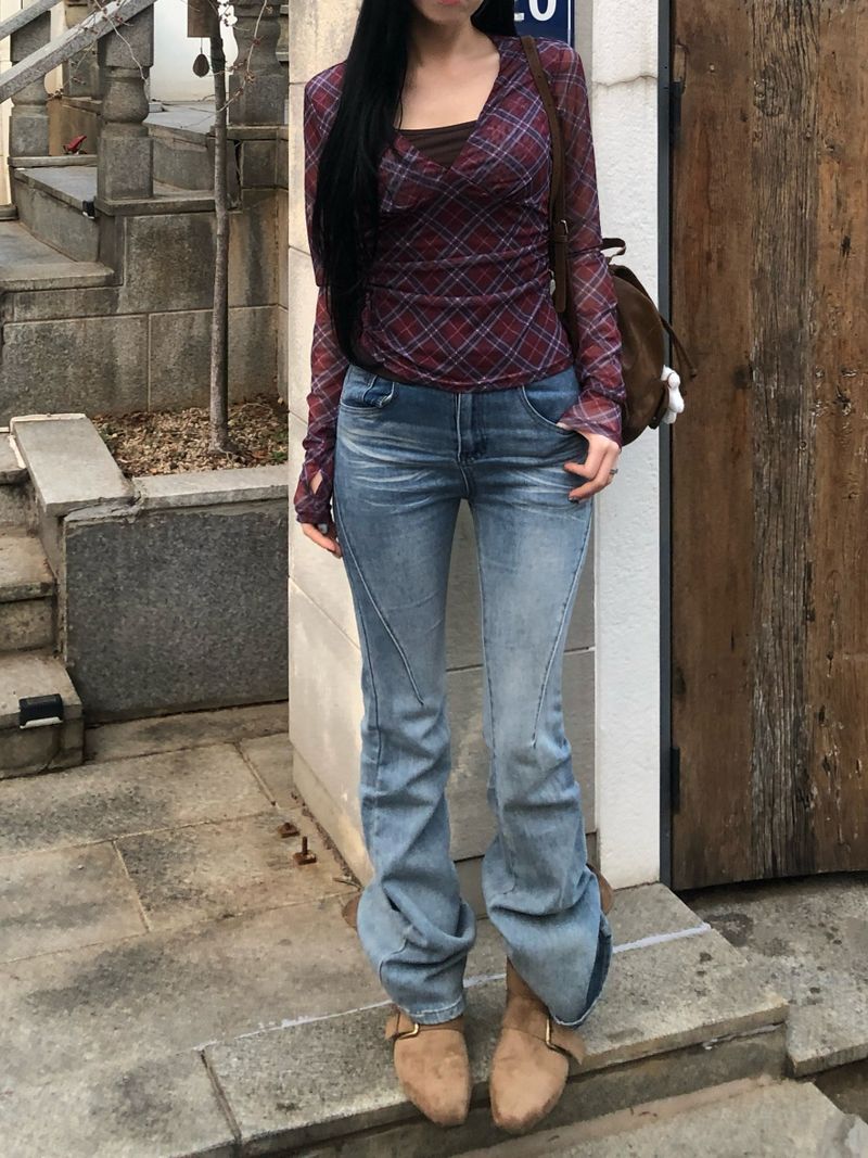 Vintage Two Line Bootcut Denim