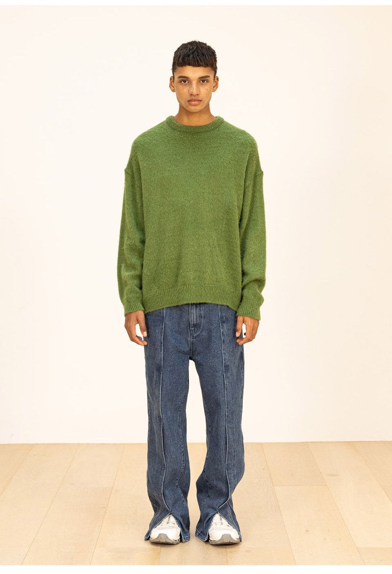 WOOL SOFT MOHAIR OVERSIZED KNIT