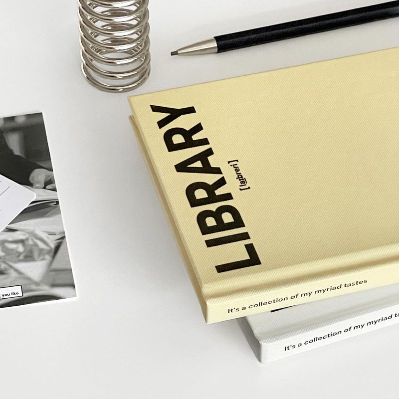 oab library book / hard cover scrap book