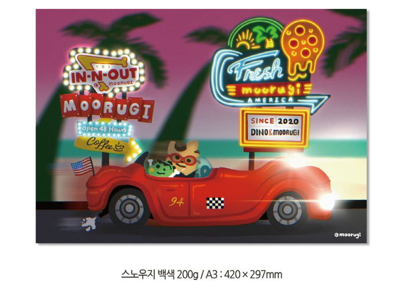 moorugi(モールジ)の「LA travel Poster(Interior)」