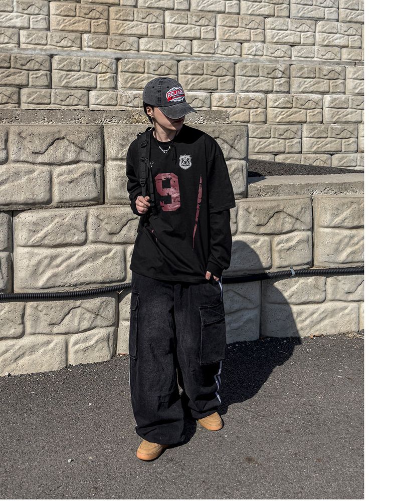 Circuit Wide Track Cargo Denim