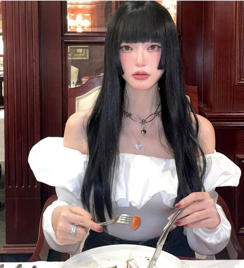 Heart Braid Chocker (wear by Aespa Ningning)