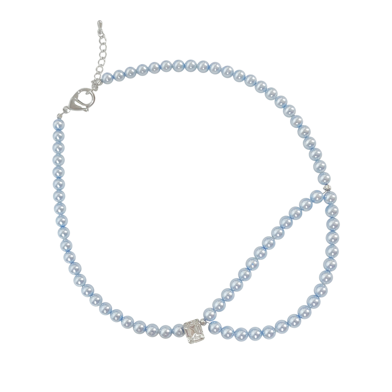 Two ways pearl necklace