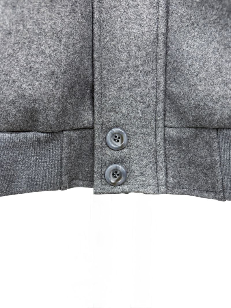 Aki Wool Collar Warmer Winter Blouson (2 Colors)