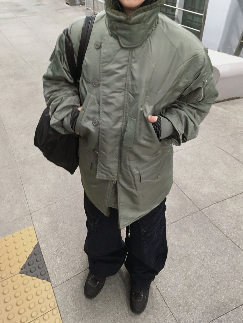 No.1548 nylon parka F JK