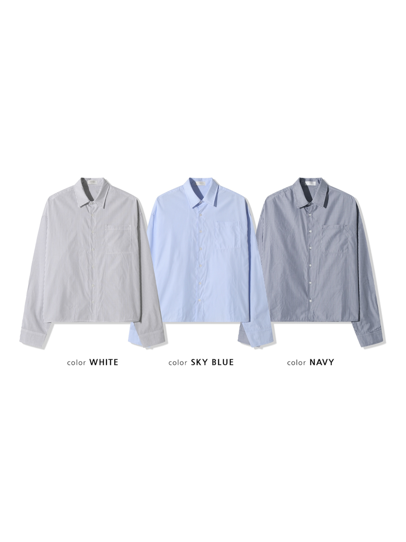 Koa Stripe Crop Shirt (3 Colors)