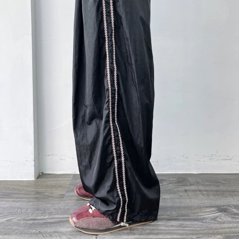 Bungee Hem Track Wide Trousers