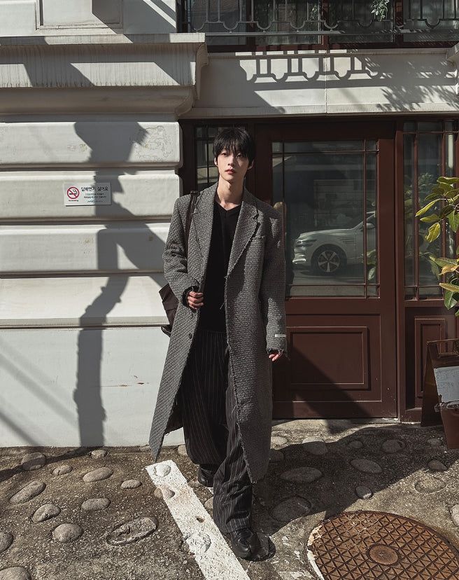 Brood Tweed Dekki Wool Coat