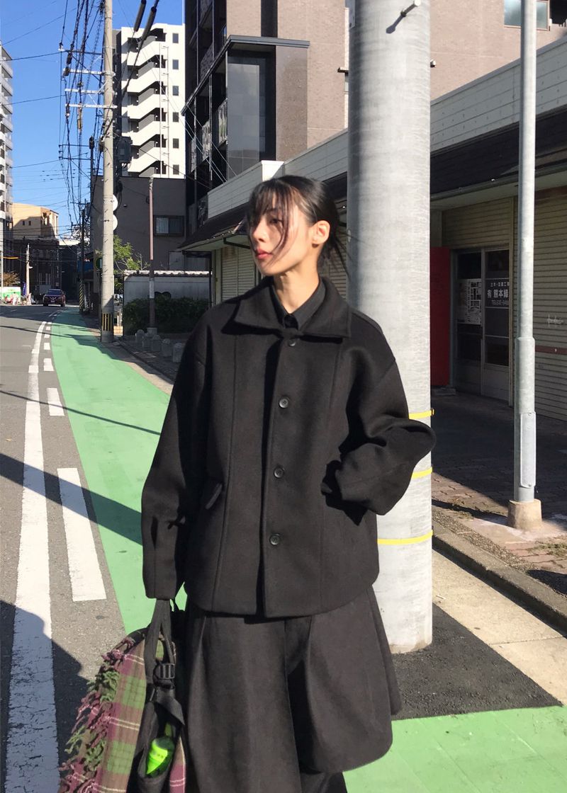  CLASSIC BUTTON SHORT COAT