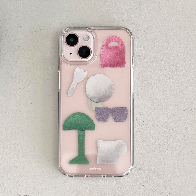 soften（ソプン）の「[MADE] favorite things jelly hard case (pink)（Smartphone Accessories）」