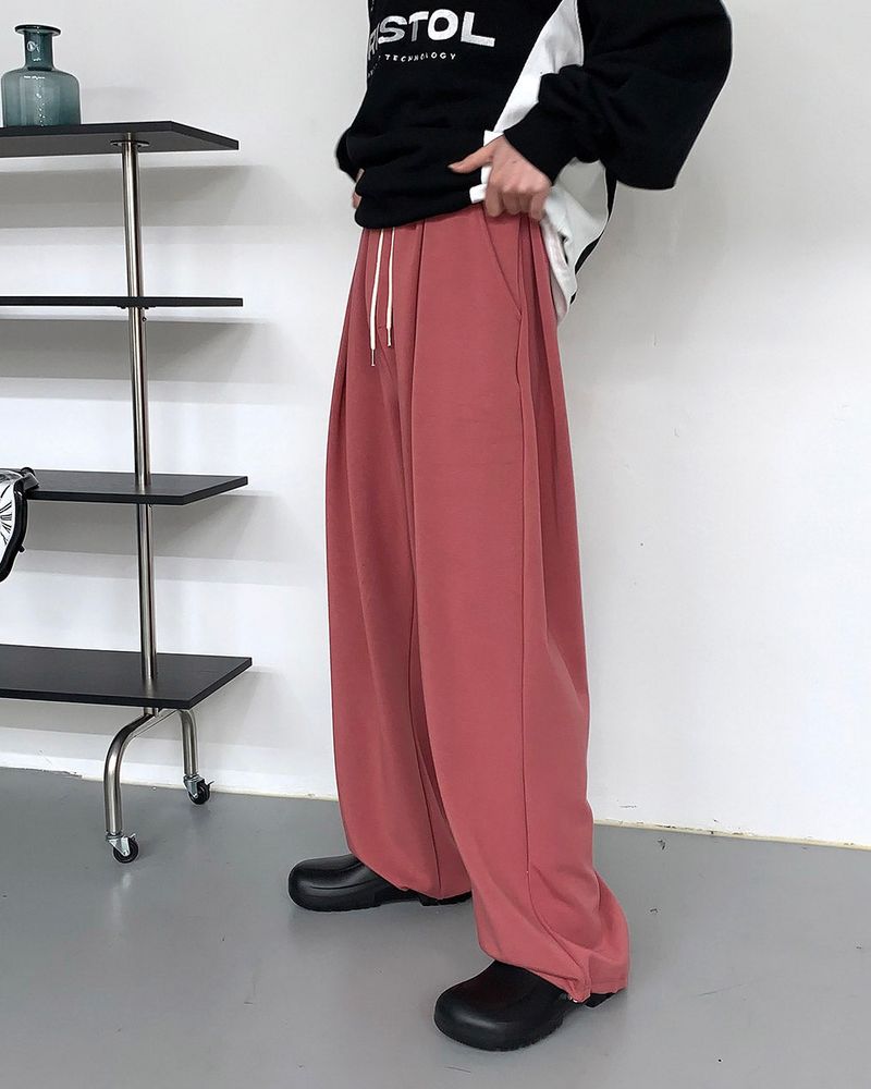 GT Four-Tuck String Wide Pants (5 colors)