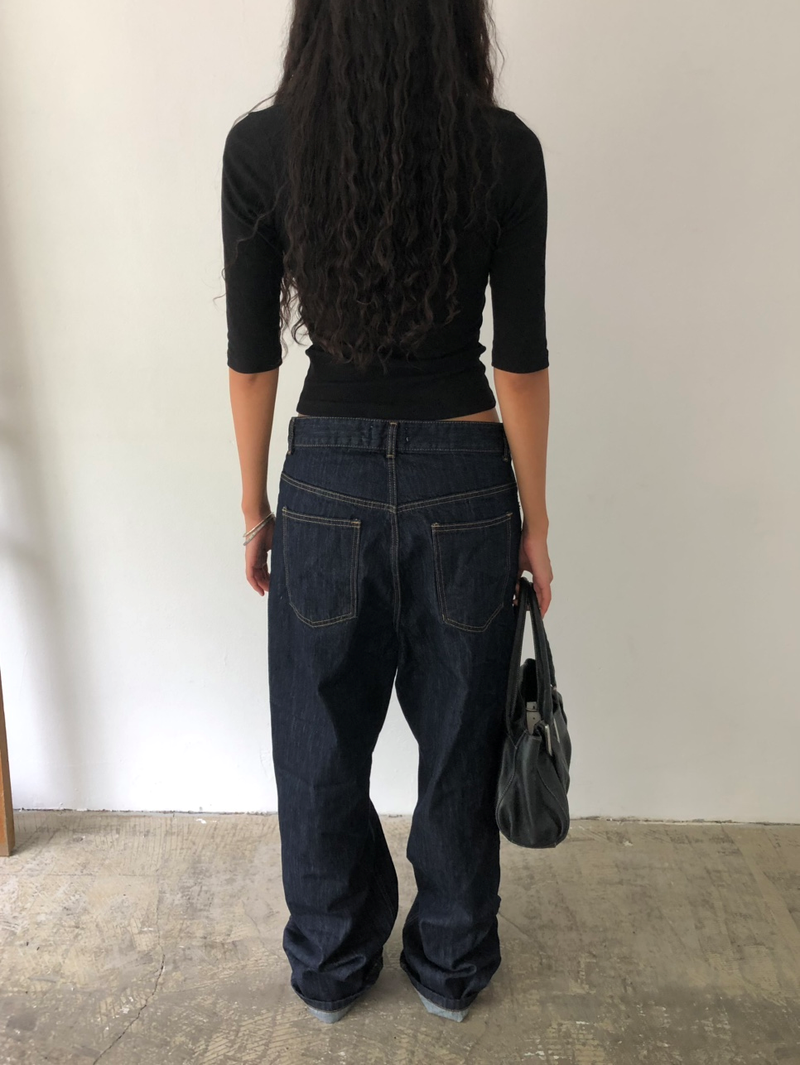 Engineer denim pants