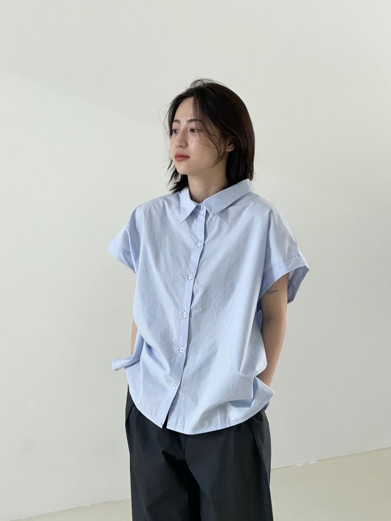 Dull bizo pintuck wide pants