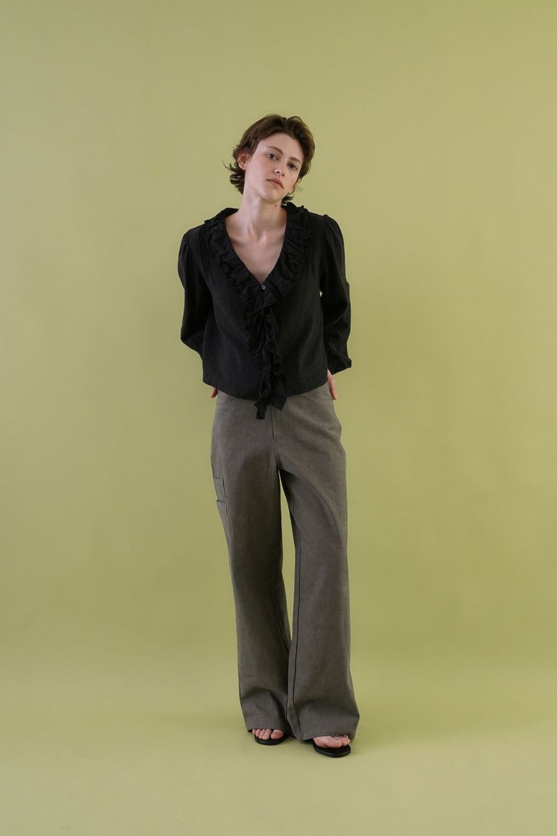 Elen ruffle blouse