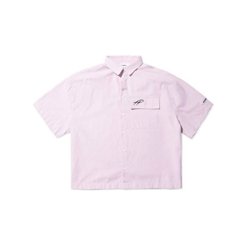 HADES（ハデス）の「HADES STRIPED SOLID SHIRT（Tops）」
