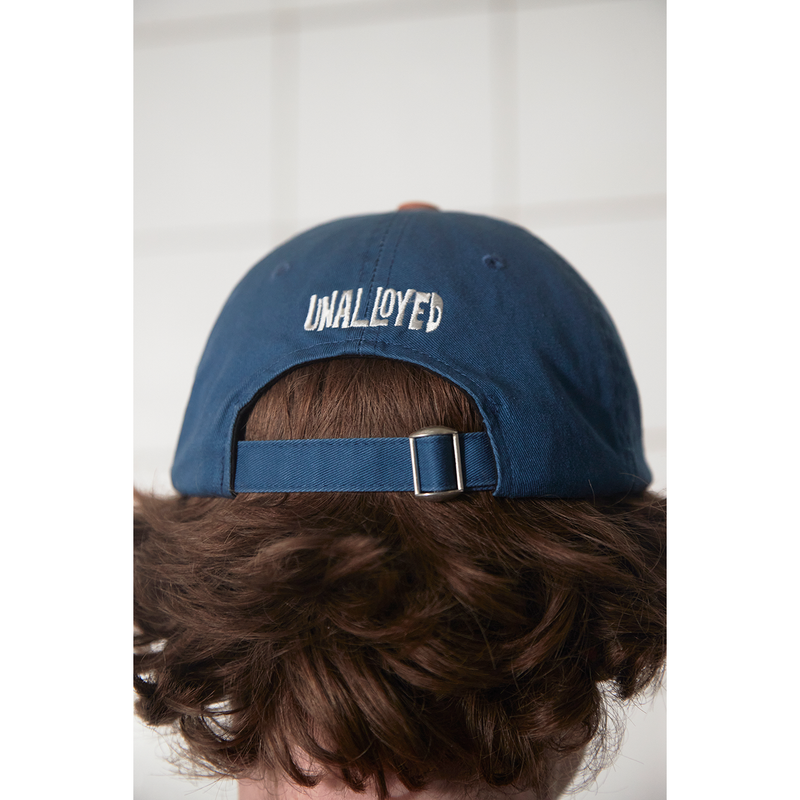 U LOGO TWO-TONE CAP / BLUE