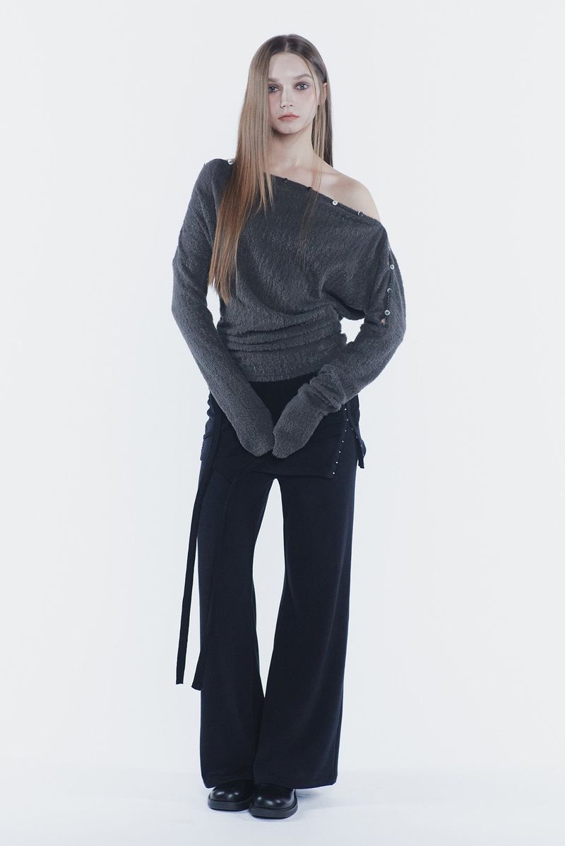 RUBY HOOK LAYERED PANTS black