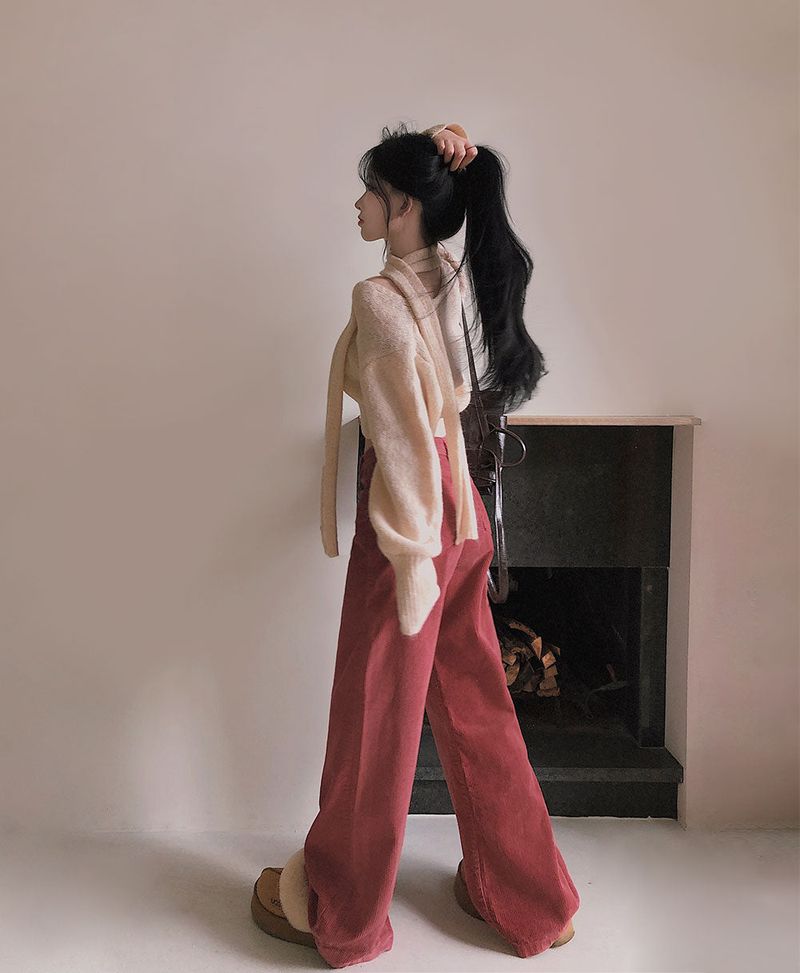 [BELLIDE MADE] Diget corduroy wide pants