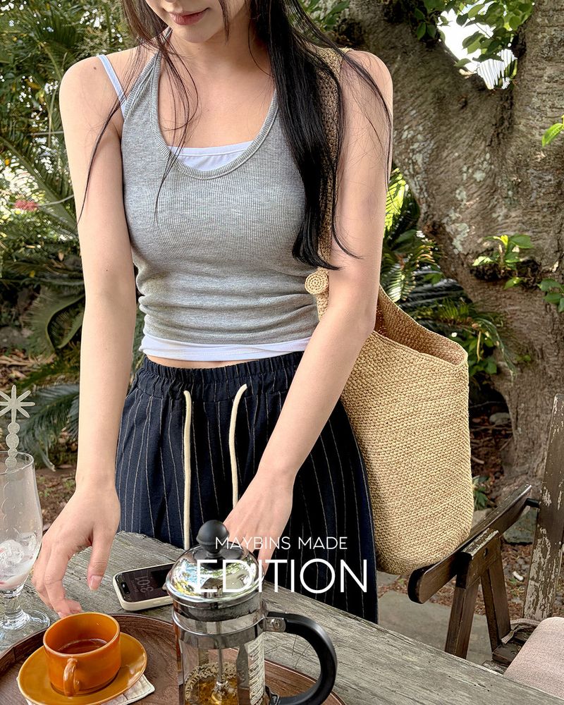 [MADE] Malpang halter‑neck sleeveless
