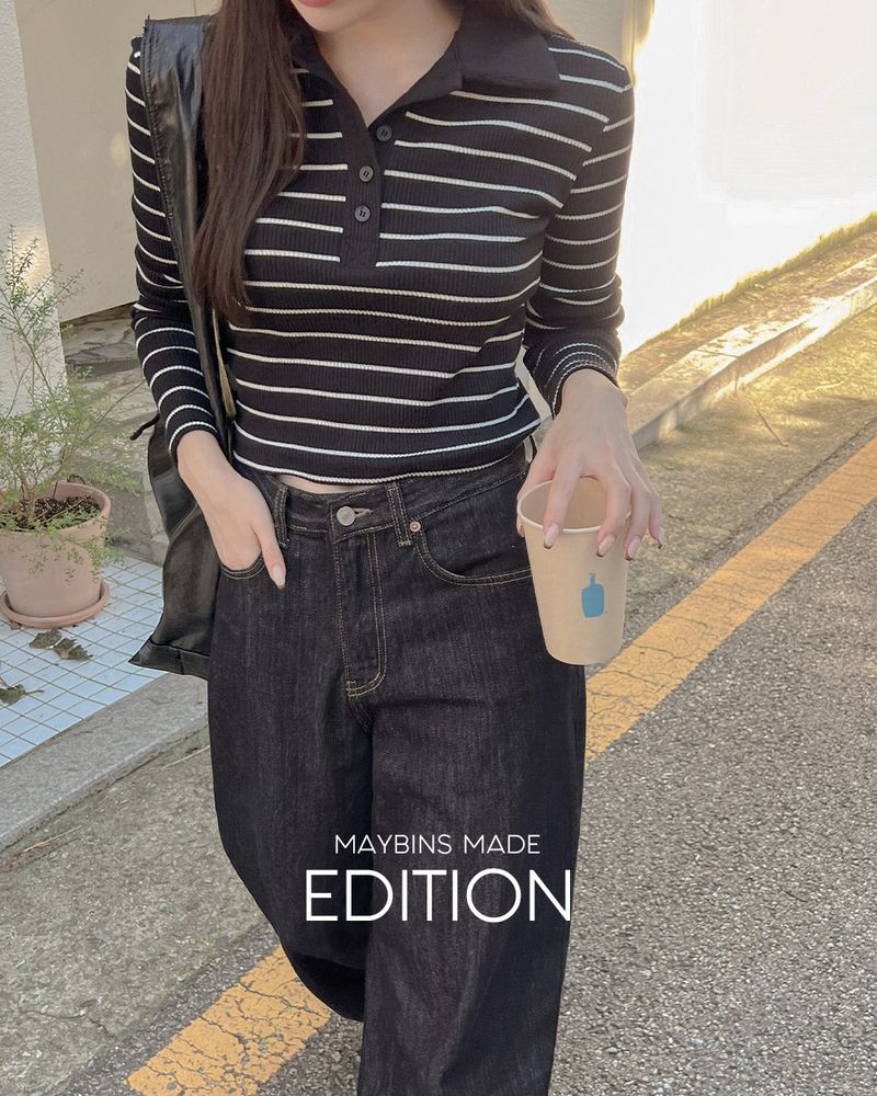 【MADE】Striped long sleeve T-shirt