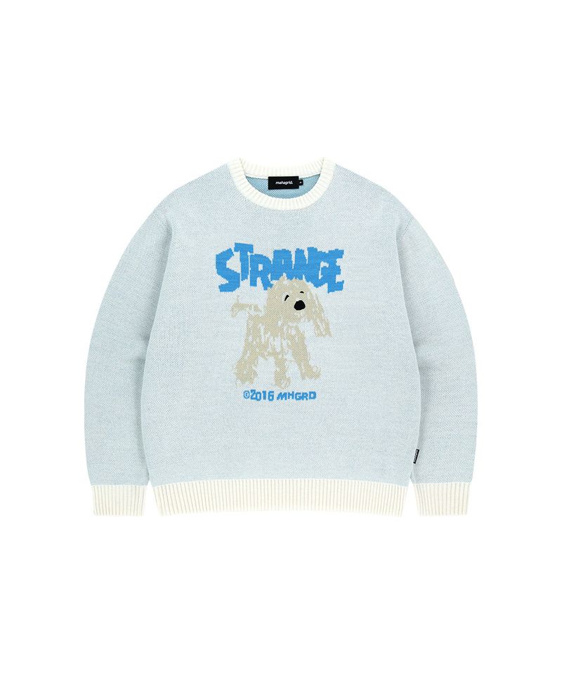 mahagrid(マハグリッド)の「STRANGE PUPPY KNIT SWEATER(Tops)」